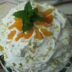 Elaines Cranberry Mandarin Layer Cake recipe