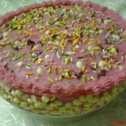 Rainbow Cake With Pink Buttercream recipe