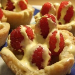 Raspberry Tartlets With Zabaglione recipe