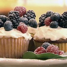 Polenta Birthday Cupcakes With Mascarpone Frosting recipe