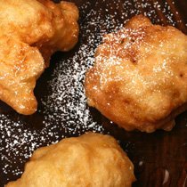 Honey Fritters With Blood Oranges recipe