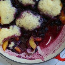 Nectarine And Blueberry Slump recipe