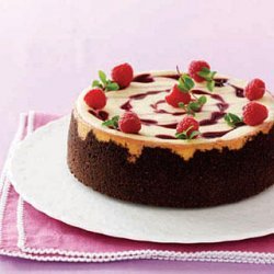 White Chocolate Raspberry Heart Cheesecake recipe