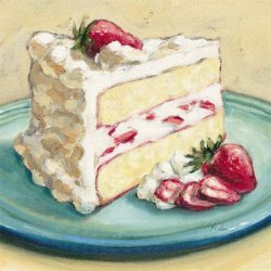 Cream Strawberries Delight Cake recipe