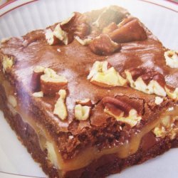Layered Caramel Brownies recipe