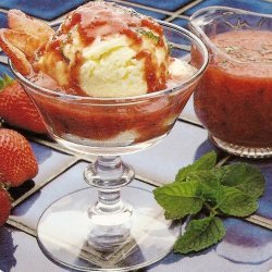 Minted Strawberry Honey Sauce recipe