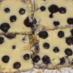 Coconut Blueberry Cheesecake Bars recipe