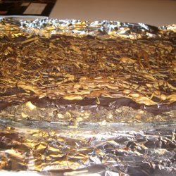 No Bake Chocolate Peanut Butter Oatmeal Bars recipe