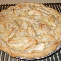 One Crust Apple Custard Pie recipe