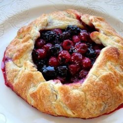 Raspberry And Blackberry Galette recipe