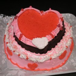 Valentines Chocofudge Cake recipe
