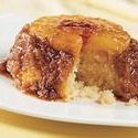 Individual Toffee Topped Pineapple Upside Down Cak... recipe