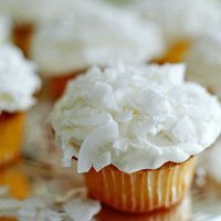Tangerine Cupcakes With Coconut Frosting recipe