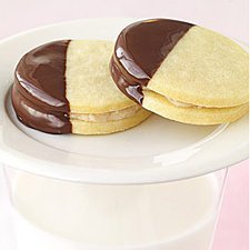 Butter Cookie Sandwiches With Chestnut Cream recipe
