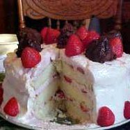 Spectacular Strawberry Mousse Cake recipe
