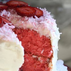 Southern Style Strawberry Cake recipe