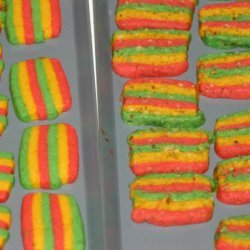 Rainbow Butter Cookies recipe