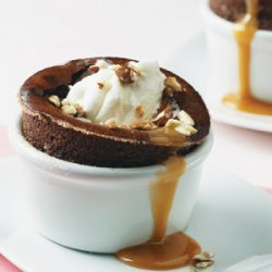 Chocolate Souffles With Kahlua  Cinnamon Topped Wi... recipe