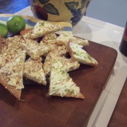 Lime Shortbread Cookies With White Chocolate And A... recipe