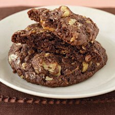 Double Chocolate Coconut Cookies recipe