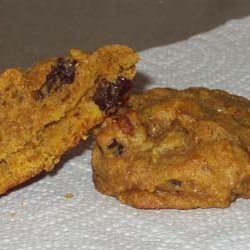 Oatmeal Pumpkin Raisin Cookies recipe