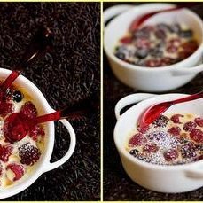 Summer Sweet Mixed Berries Gratin recipe