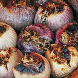 Roasted Stuffed Red Onions recipe