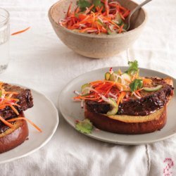 Hoisin-Glazed Meatloaf Sandwiches recipe