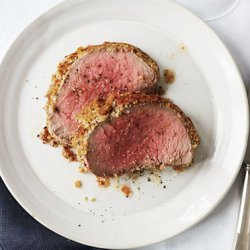 Roast Beef Tenderloin with Caesar Crust recipe