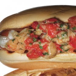 Manchego Cheese and Garlic Dogs recipe