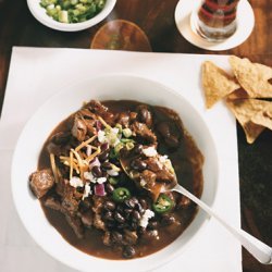 Beef Chili with Ancho, Mole, and Cumin recipe