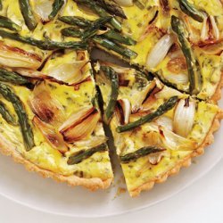 Savory Spring Vegetable and Goat Cheese Tart recipe