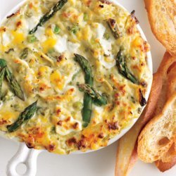 Spring Vegetable and Goat Cheese Dip recipe