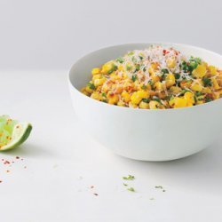 Roasted Corn with Manchego & Lime recipe