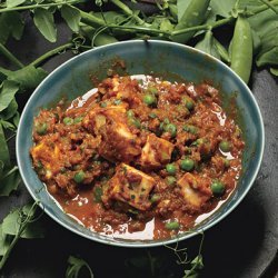 Paneer Curry with Peas recipe