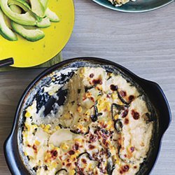 Poblano, Potato, and Corn Gratin recipe