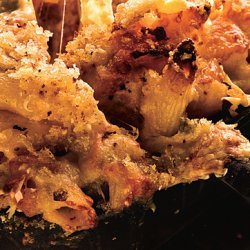 Cheesy Baked Penne with Cauliflower and Crème Fraîche recipe