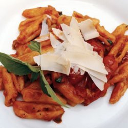 Handmade Pasta with Pancetta, Cherry Tomatoes, and Herbs recipe