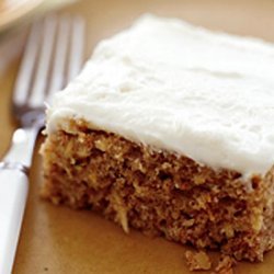 Parsnip Spice Cake with Ginger Cream Cheese Frosting recipe