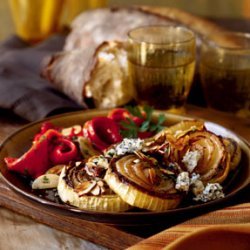 Roasted Sweet Onions with Cabrales Blue Cheese recipe