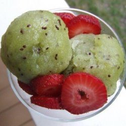 Strawberry - Kiwi Sorbet recipe