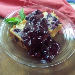 Blueberry Loaf Cake With Sauce recipe