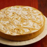 Nifty No-bake Pumpkin Swirl Cheese Cake recipe