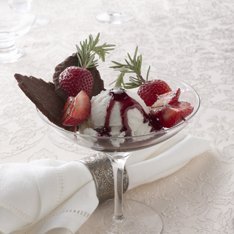 Grilled Strawberries With Black Pepper Ice Cream recipe