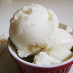 Honey - Vanilla Custard Frozen Yogurt recipe