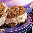 Oatmeal Cookie With Nectarine Ice Cream Sandwiches recipe