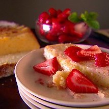 Ricotta Orange Pound Cake With Strawberries recipe