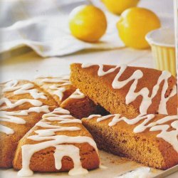 Gingerbread Wedges With Lemon Glaze recipe