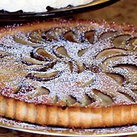 Besh - Poached Pear And Browned Butter Tart recipe