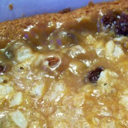 Caramel - Raisin Cookie Bars recipe